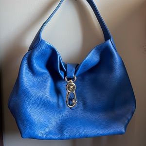 Dooney and Bourke blue pebble leather purse